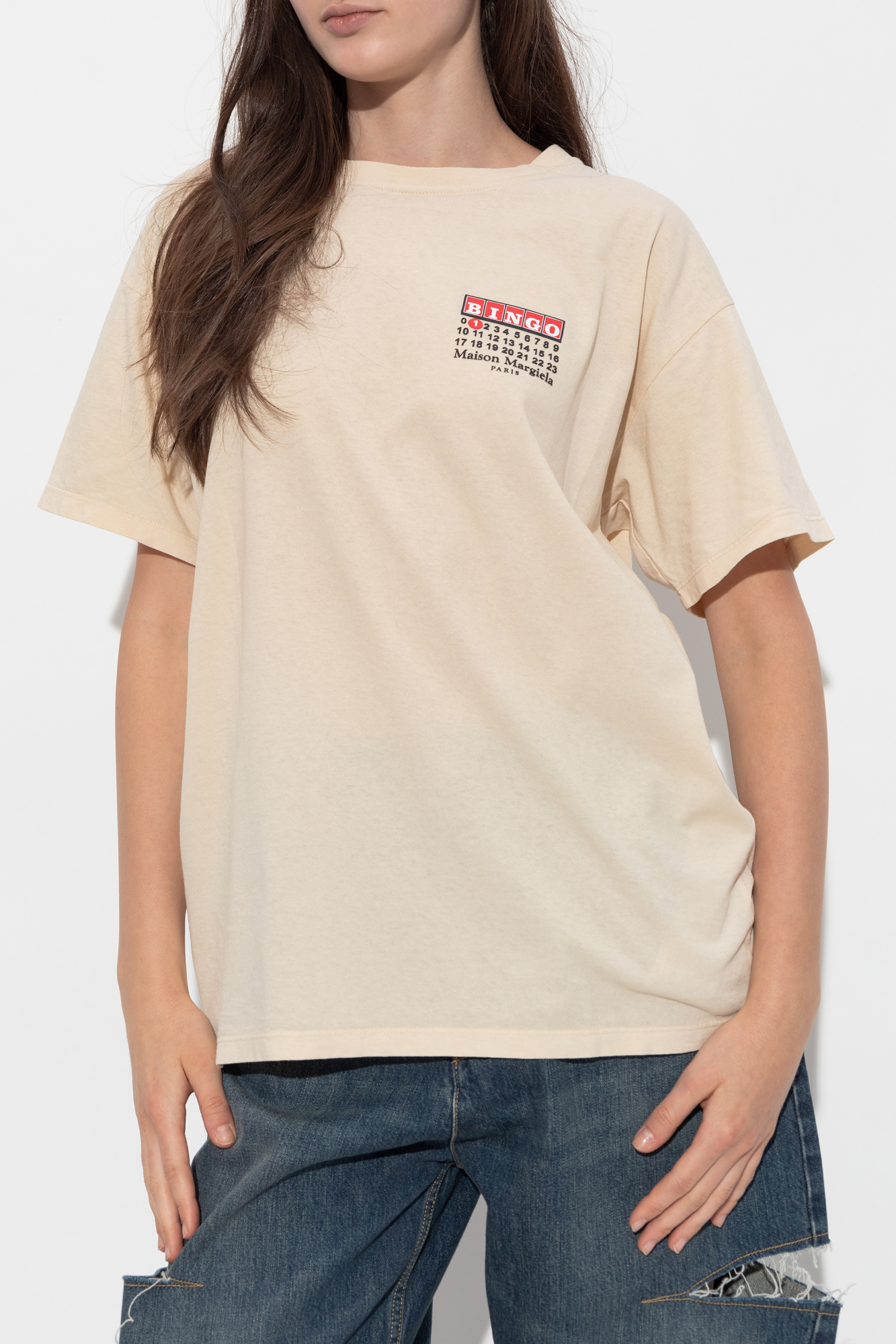 Maison Margiela T-shirt with logo | Women's | Vitkac